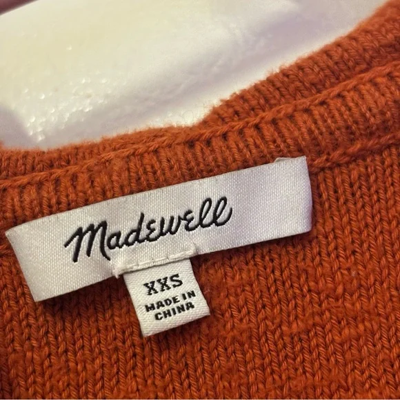 Madewell Terracotta Knit Hoodie - Picture 2 of 3